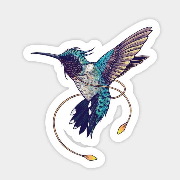 Hummingbird Sticker by MatMiller